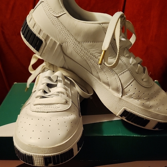 Puma White Athletic Shoes - Picture 2 of 8